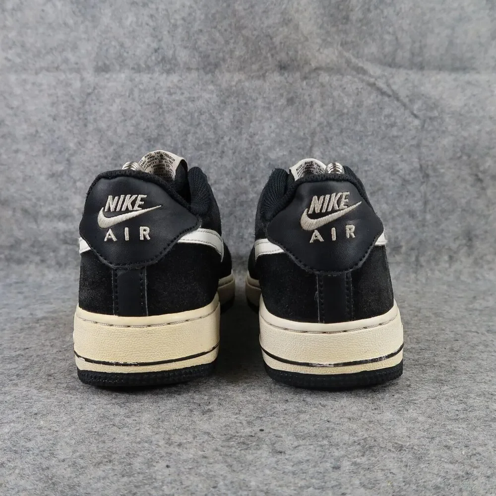 Nike Shoes Youth 5.5 Sneakers Air Force 1 Lifestyle Active Casual Leather Black